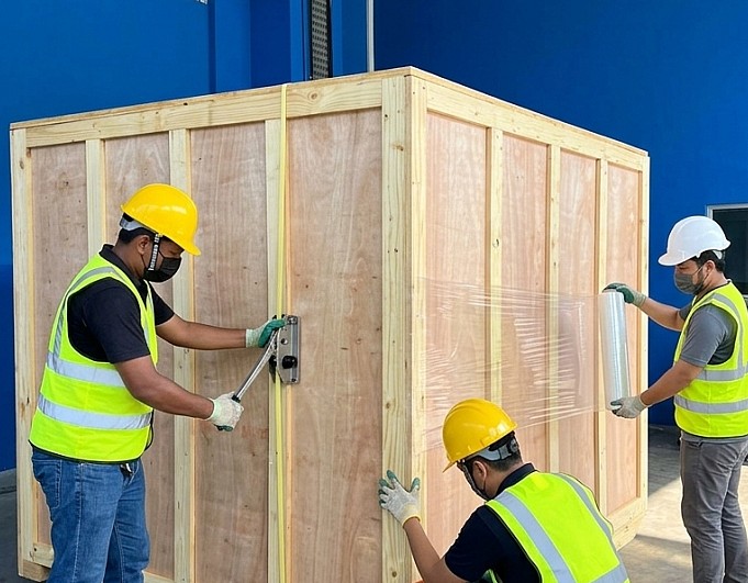crate works onsite